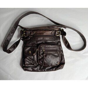 Scarleton Women's Ultra Soft Multi Pocket Crossbody Handbag Medium